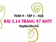 Bài 5.14 trang 97 Toán 9 tập 1 Kết nối tri thức: Trục Đối Xứng Của Đường Tròn